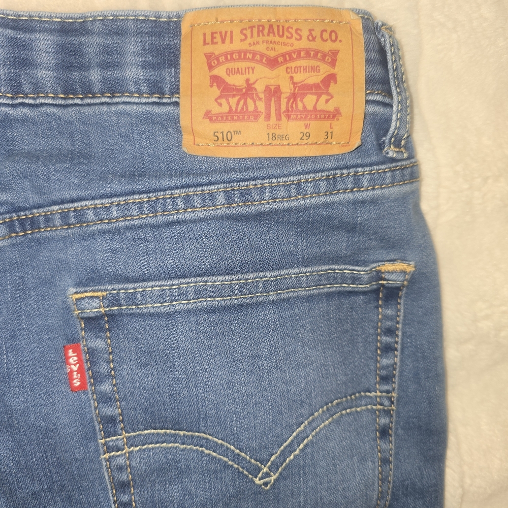Classic Blue Denim Jeans - Picture 5 of 7